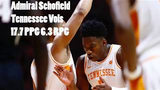 Admiral Schofield 18 PTS 6 REBS Tennessee Vols vs Georgia | Next Ones |