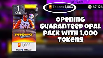 I DECIDED TO WASTE 1000 TONENS ON GUARANTEED GALAXY OPAL PACKS!! WE PULLED SOME FIRE NBA2K20 MYTEAM