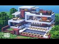 A real architect's building houses in Minecraft tutorial / Modern House #153