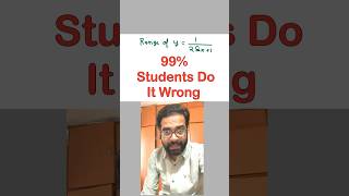 Range of 1/(2sin(x)+1) 🔥 | Most Students Get This Wrong 😱