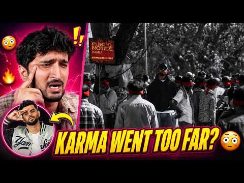 KARMA Took A RISK With This One 😳 | Public Notice Reaction @karma_thelekhak