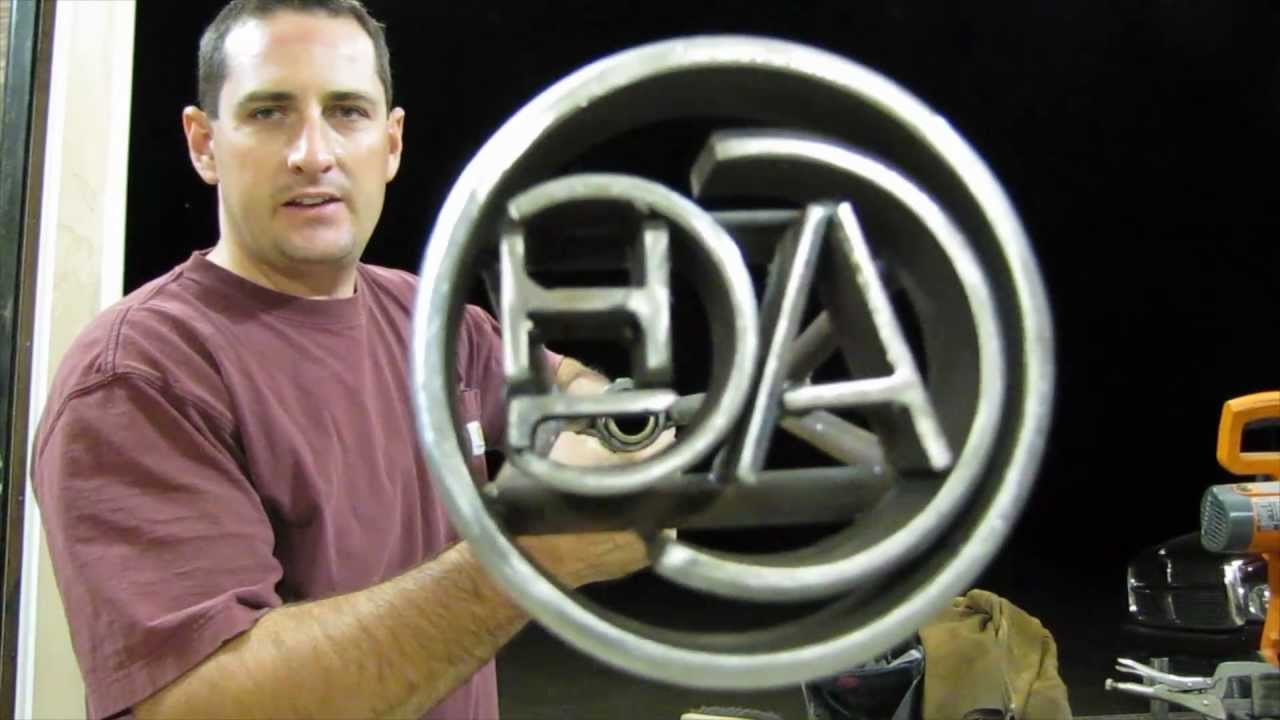 How to Make a Custom Branding Iron!! - YouTube