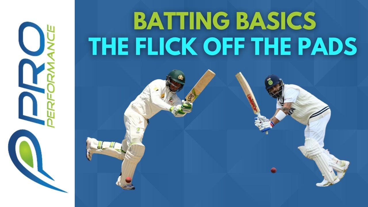 Cricket Batting COACHING Working the ball to the Leg Side. FLICK OFF