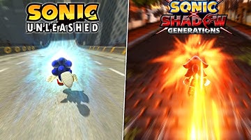 Sonic Unleashed Physics in Shadow Generations!!