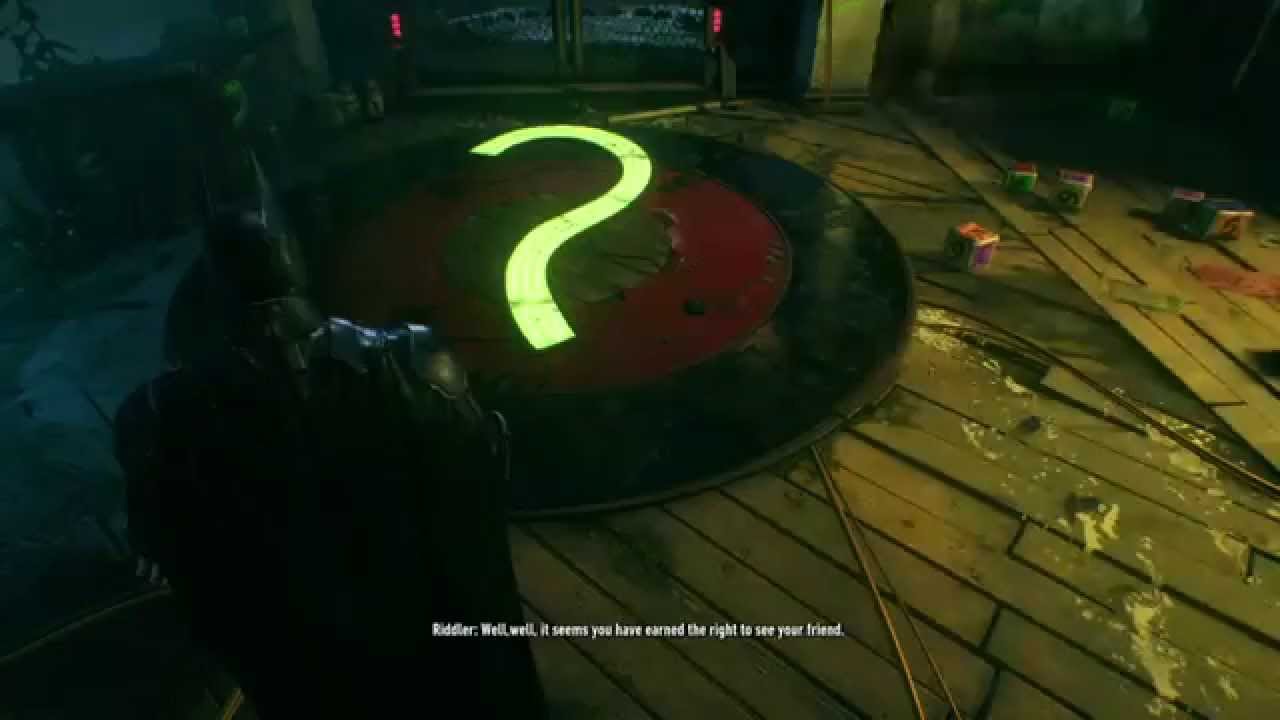 Batman Arkham Knight Riddler S Reflections Riddle Youtube