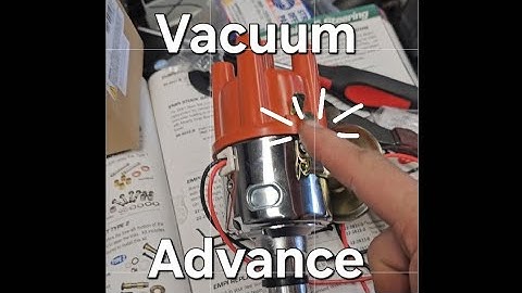 How to install Electronic ignition into vacuum advanced distributor. #volkswagen #vw #svda #009 #bug