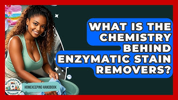 What Is The Chemistry Behind Enzymatic Stain Removers? - Homekeeping Handbook