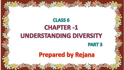 class 6 | ch 1-civics  | understanding diversity | part 3