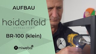 Kaminholzregal Aufbau: Heidenfeld BR100 (klein) 🪵🪓 2023 I Montage Anleitung I Miweba 🔥