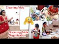 Fullday Cleaning Vlog 💖💖 | Dressing Table Organization | Karthikha Channel Vlog