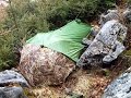 Umbrella &amp; Poncho Storm-proof Survival Shelter