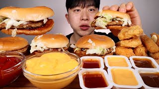 ASMR MUKBANG McDonald's Bulgogi Burger Chicken Cheese Stick