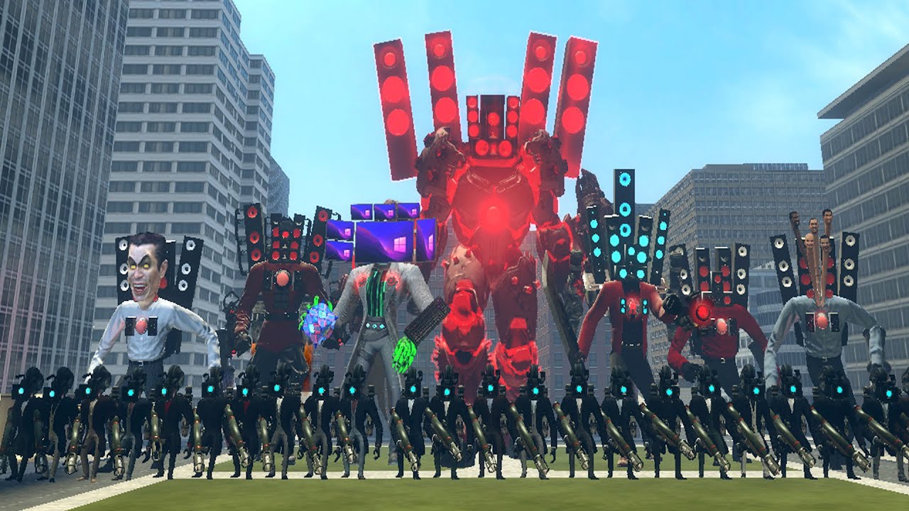 ALL CAMERAMAN TITAN, TV MAN VS SKIBIDI TOILET BOSSES, ASTRO DETAINER UPGARDED VS TITAN SPEAKERMAN