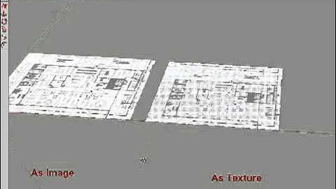 Sketchup - Import a Photo as an Image v.s. as a Texture (Materials)