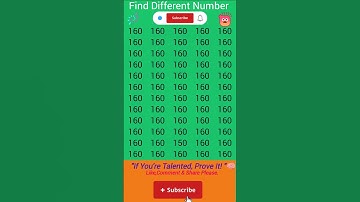 Vind vreemd. #quiz #feiten #gk #wiskunde #oneven #getallenpuzzel #iqtest #viraal #leukepuzzel