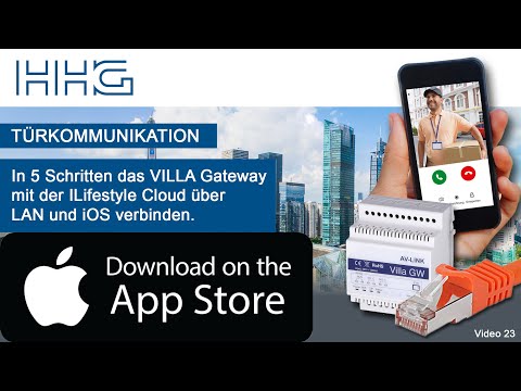 Mit Apple iOS und LAN in 5 Schritten die iLifestyle Cloud mit dem VILLA Gateway verbinden / HHG GmbH