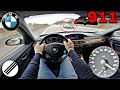 BMW E90 330xi TOP SPEED DRIVE ON GERMAN AUTOBAHN 🏎