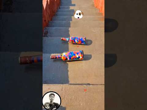 Bottle Vs Bottle Cartoon Video Cartoon Video Cartoon Shortvideo Experiment Kidsvideo 
