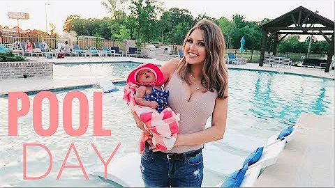 POOL DAY WITH ANTHEM! | Paige Danielle