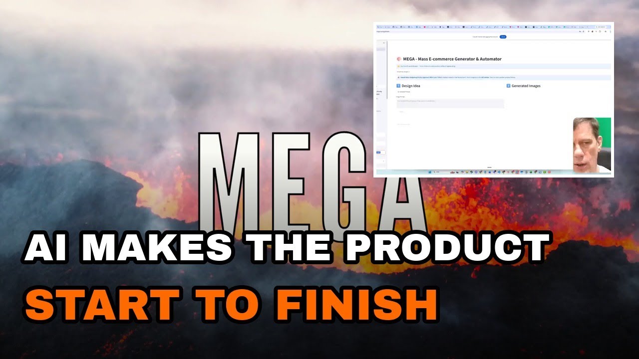 Watch AI Build a Print-On-Demand Product From Scratch — MEGA Full Demo