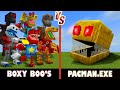 Boxy Boo Variants vs. Pacman | Minecraft (CLASH!!!)