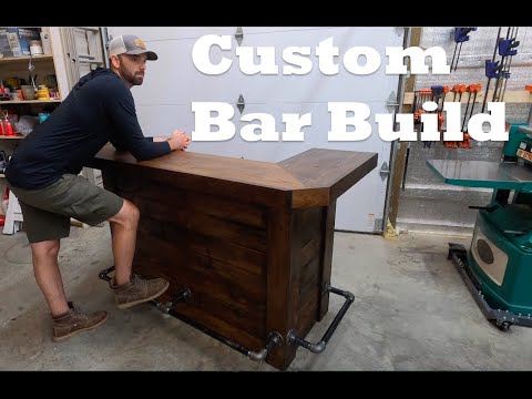 Custom Bar Build - Tutorial Style DIY Video