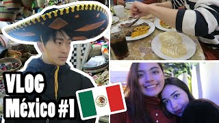 Su primera comida + Comprando artesanías  VIAJE A MÉXICO 2018 #1  Juli & Takashi