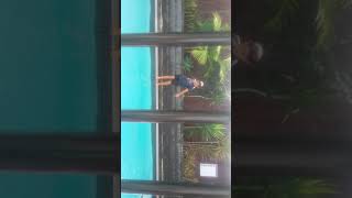 Front Flips in the pool/tramp