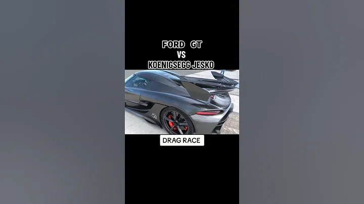 Ford GT Vs Koenigsegg Jesko - Drag Race 400Km/h #koenigsegg #jesko
