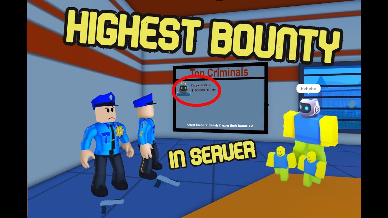 Attempting To Get The Highest Bounty (ROBLOX Jailbreak Gameplay) YouTube
