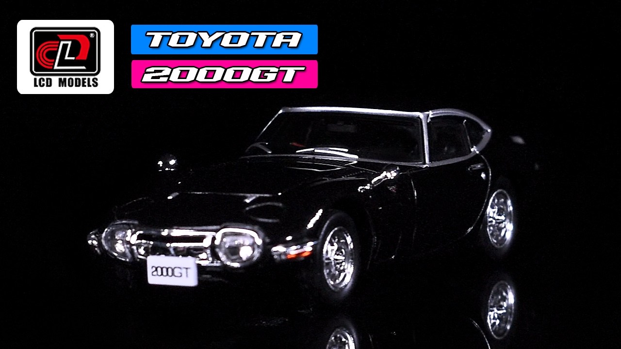 Toyota 2000GT RHD Right Hand Drive 1/64 Diecast Model Car LCD