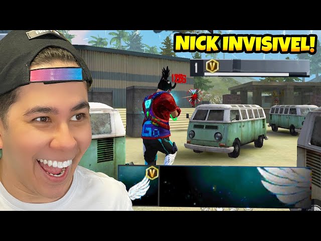 COMO COLOCAR O NICK INVISÍVEL NO FREE FIRE!! 