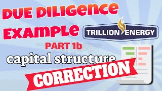 Due diligence example: rectification share count Trillion Energy by FamFunFinFree 440 views 1 year ago 2 minutes, 36 seconds