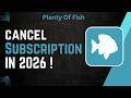 How To Cancel POF Subscription 2026 !