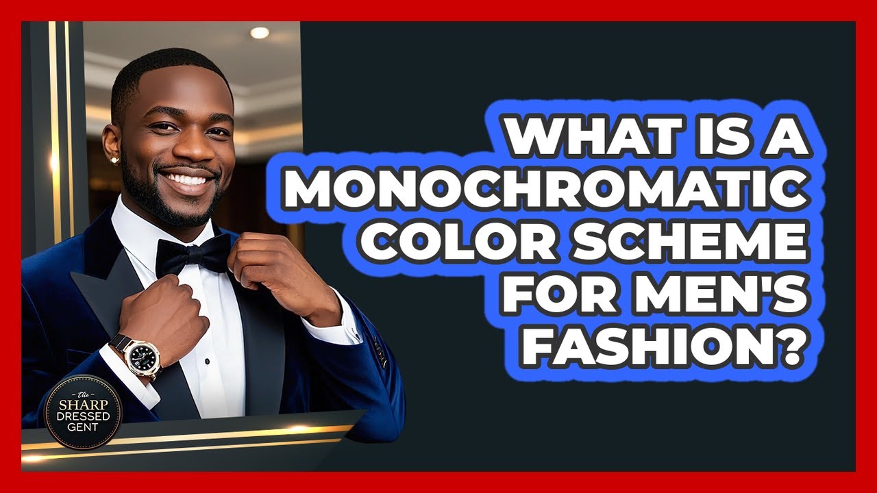 What Is A Monochromatic Color Scheme For Men's Fashion? - The Sharp Dressed Gent