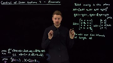 Optimal control of linear systems 3 - Example (DS4DS 7.05)