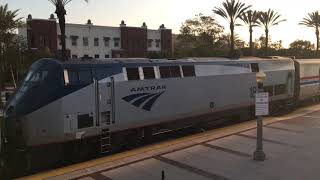 Amtrak Southwest Chief Train #4 arriving at Fullerton California Station March 25, 2019 IMG 5685