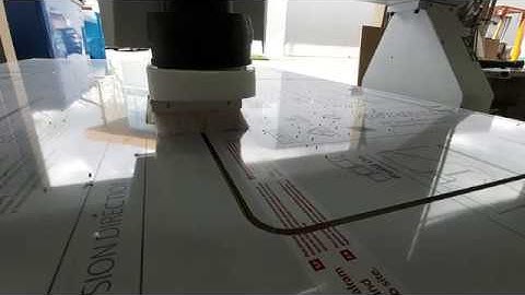 Making sneeze guards during COVID19  pandemic with RIG48 router.