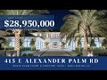 Newly complete 2895m waterfront estate in royal palm yacht  country club