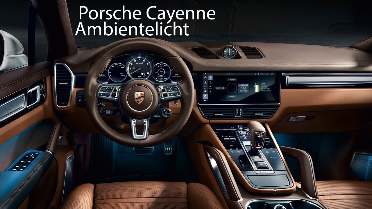 Ambiente-Licht im Porsche Cayenne (E3) [4K] - Autophorie 