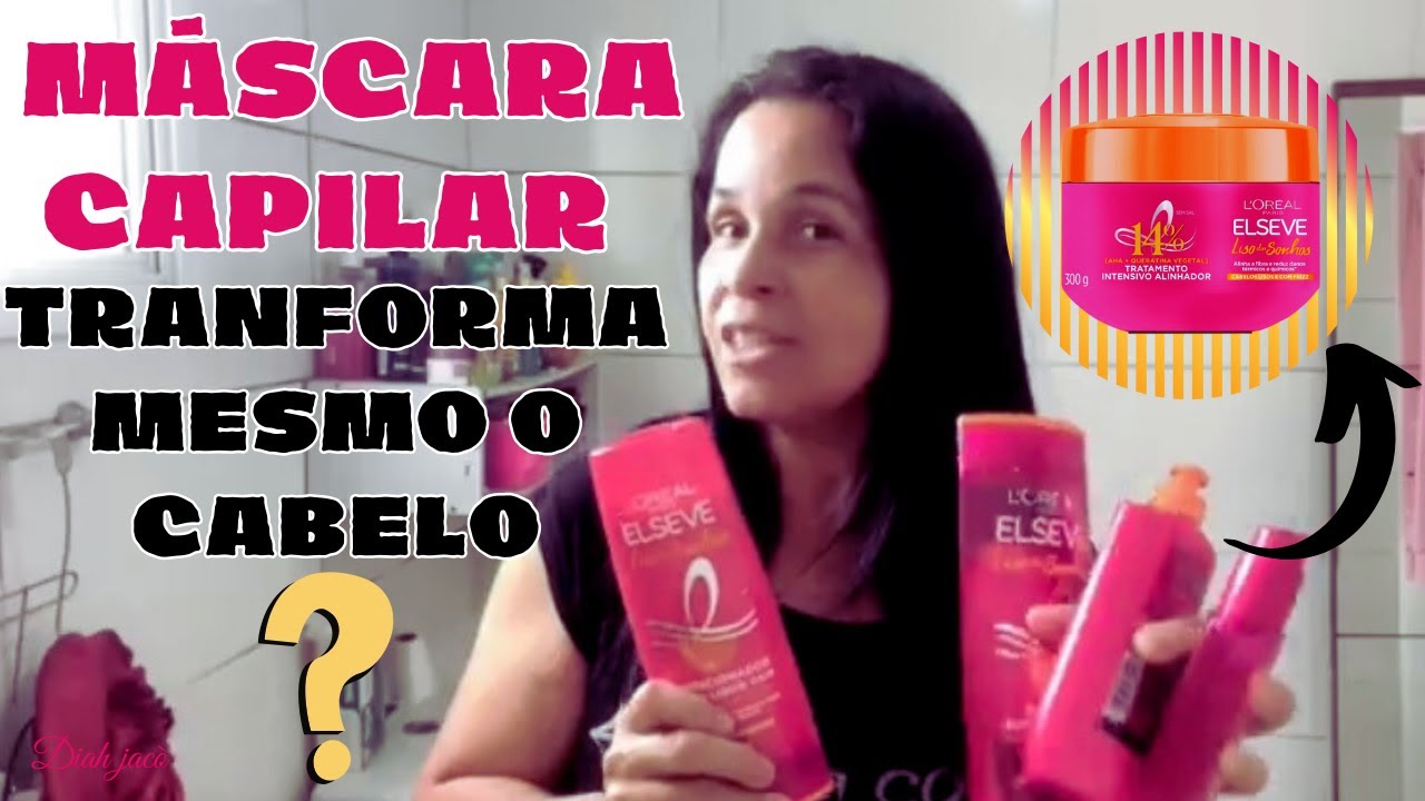 MÁSCARA CAPILAR ELSÉVE | TRANSFORMEI MEU CABELO RESULTADO CHOCANTE