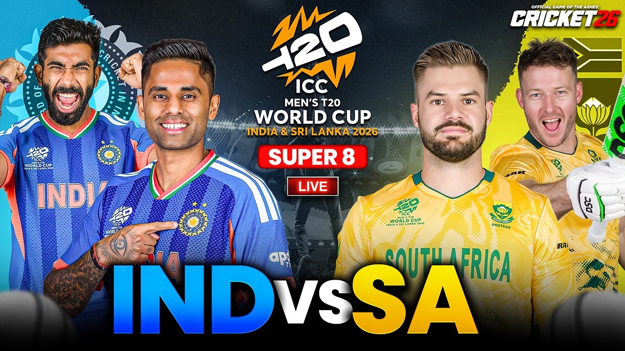 🔴 India vs South Africa Live | IND vs SA Super 8 | T20 World Cup 2026 Live Gameplay | CricSOFI