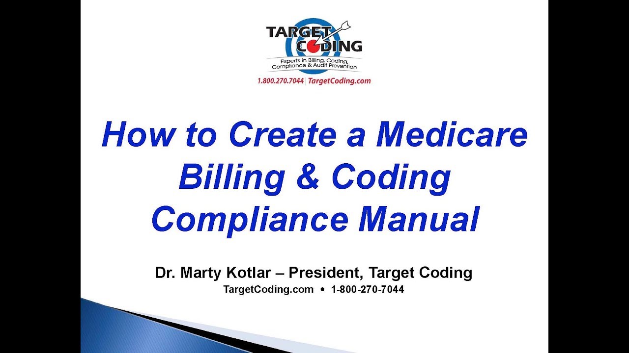 Target Coding Medicare Policy Manual 3 YouTube