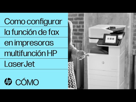 Video: Cómo Configurar El Fax En Una Impresora Multifunción