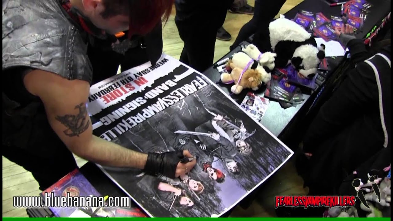 Fearless Vampire Killers Meet & Greet Band Signing At Blue Banana