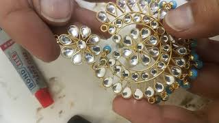 repair artificial jewellery by glue.