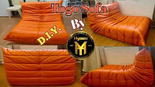 HOW TO MAKE DIY TOGO SOFA ll LAZY SOFA II COCONE HYASIA HOME WORKZ II HYASIA UPHOLSTERY SHOP