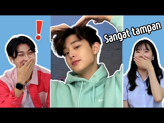 Orang ini sangat tampan!! | Korean reaction to Handsome Indonesian Tiktok class=