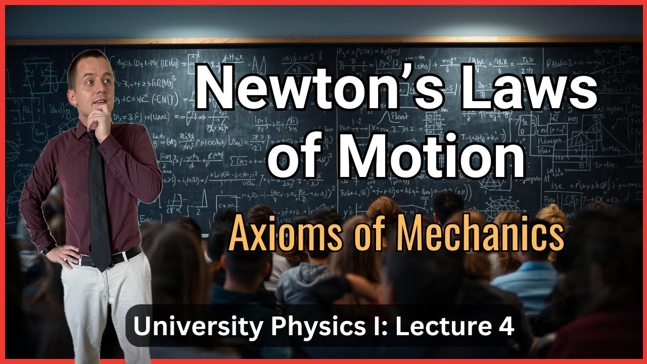 Newton's Laws of Motion – Lecture 4 (University Physics I)