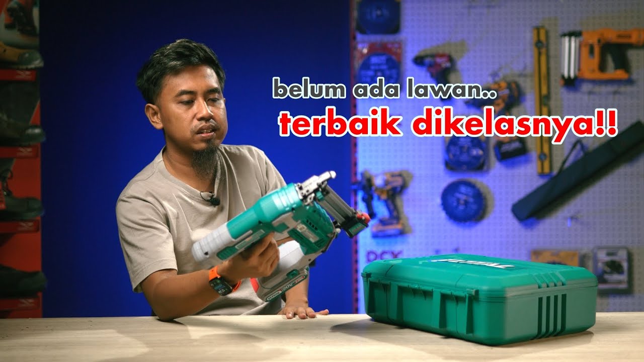 Lebih worth it dr si Kuning! - TOTAL ST18 CORDLESS PAKU TEMBAK BETON CONCRETE NAILER 18MM TCSTLI3808